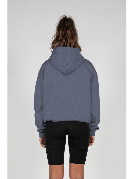Mj Gonzales Ladies Wave V.1 X Heavy Oversized Hoody Vintageblue Basi Mjg11705-02428