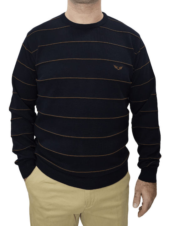 Μπλούζα Navy/Camel