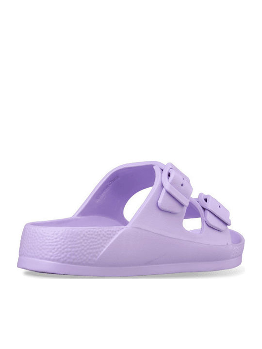 Șlapi în Stil Sandale Violet