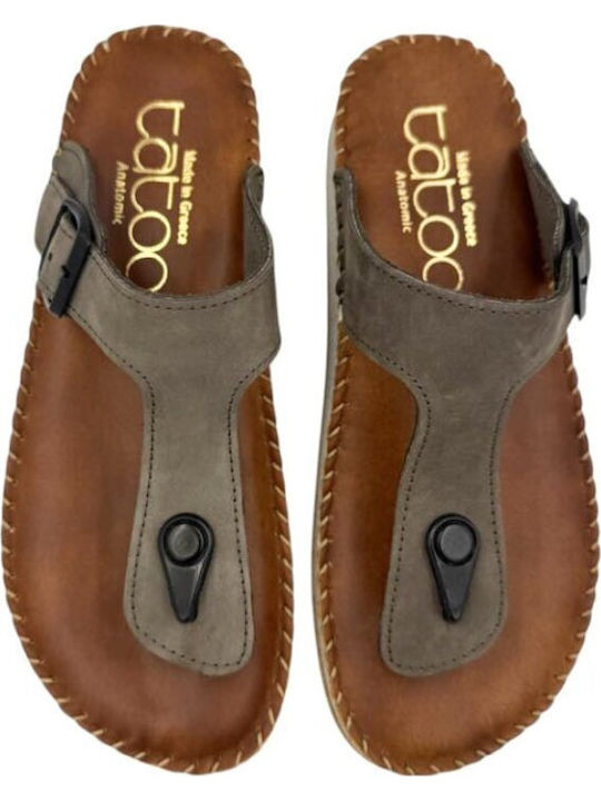 Women's Flat Sandals Anatomic in Gray Color