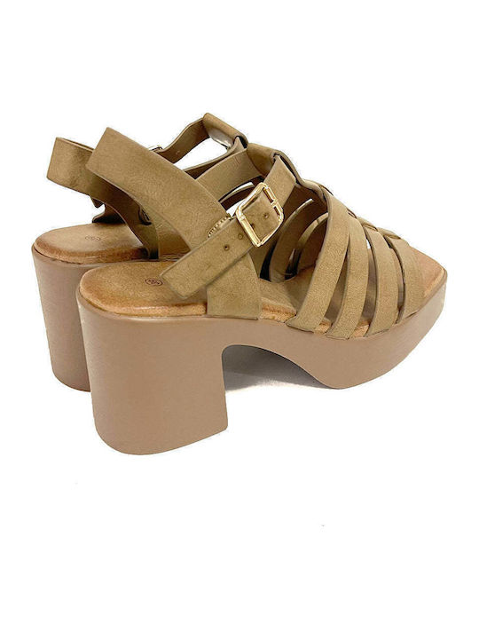 Sandalen Braun