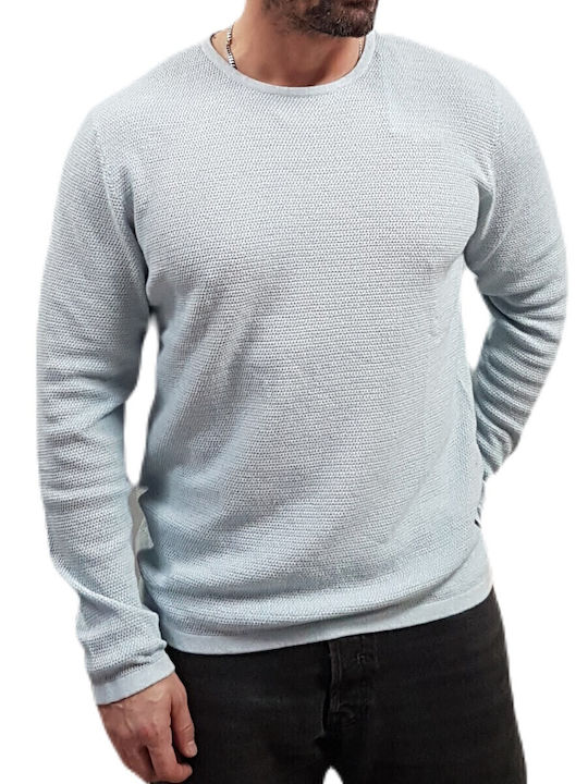 Long Sleeve Sweater Chambray Blue