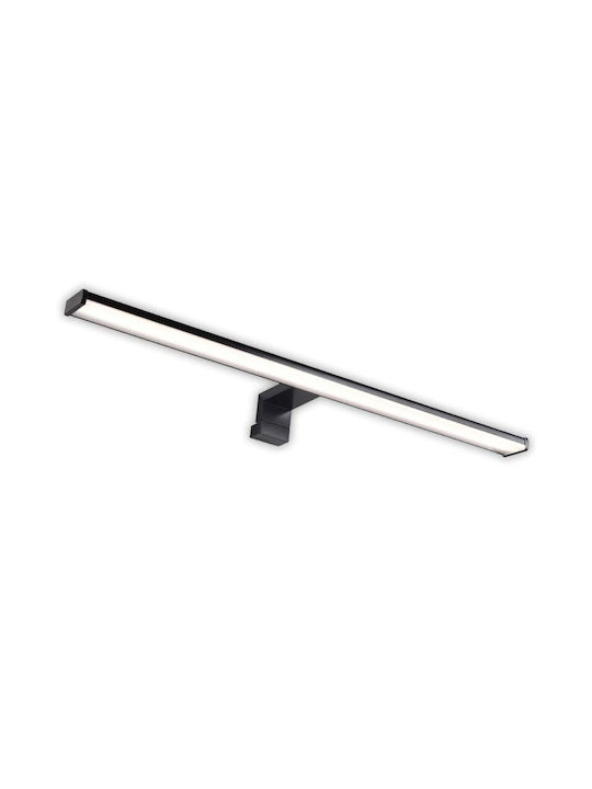 Adeleq Modern Lamp Bathroom with Integrated LED and Natural White Light Silver 80x6cm