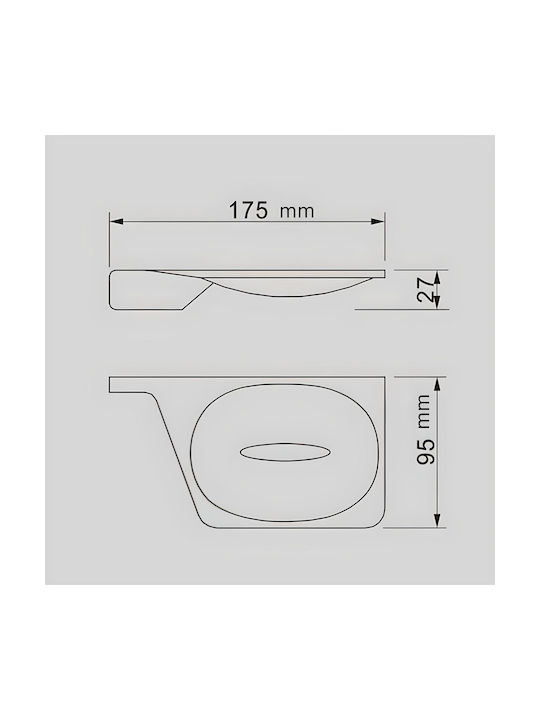 Inter Ceramic Σαπουνοθήκη Ροζ Χρυσή 6988354252099