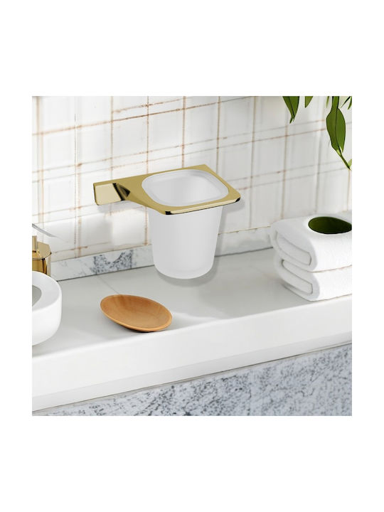 Inter Ceramic Ποτηροθήκη Χρυσή 6988354252020
