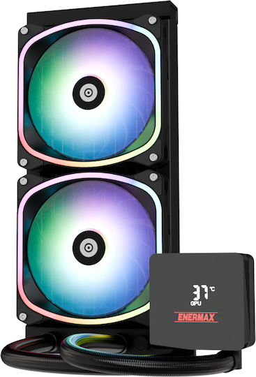 Enermax Aquafusion II 240 ARGB Water Cooling System AIO CPU with 2 120mm Fans