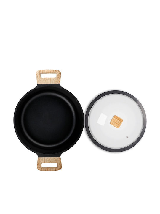 Gruppe Cookin Βαθιά Κατσαρόλα από Αλουμίνιο 4lt / 24cm