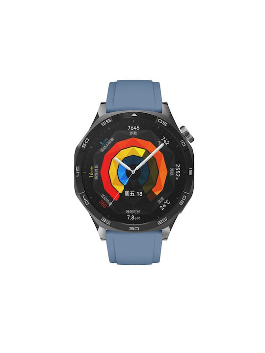Каишка Силикон Син (Xiaomi Watch S4 Sport, Xiaomi Watch 5 Active)