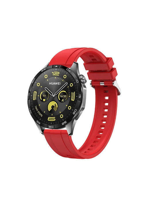 Strap Silicone Red (Huawei Watch GT4/GT5 41mm / GT5 Pro 42mm)