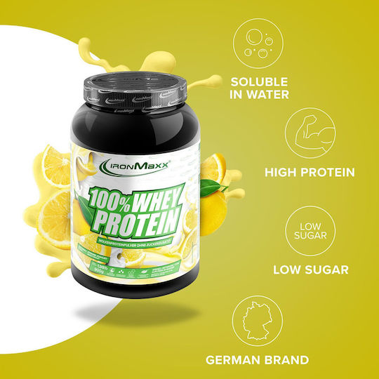 IronMaxx 100% Whey Protein Whey with Flavor Lemon Yoghurt 900gr
