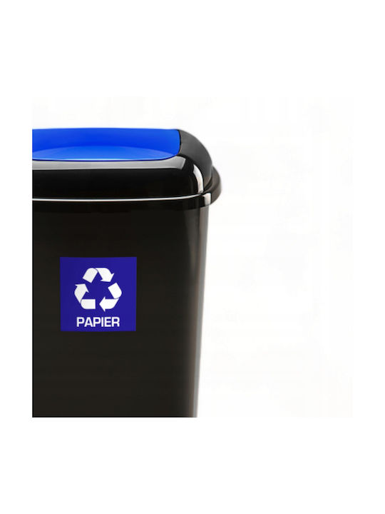 Plafor Abfalleimer Recycling Kunststoff Blau 28Es 1Stück