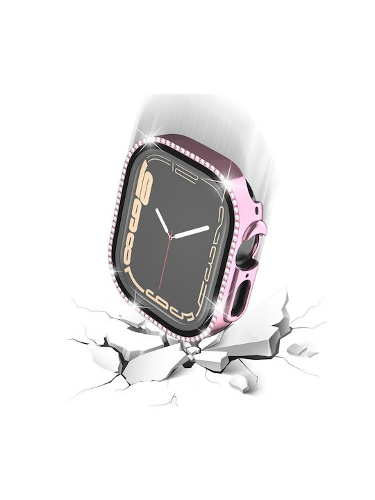 Plastikhülle in Rosa Farbe für Apple Watch Ultra 1, Ultra 2