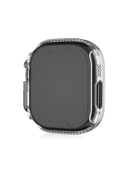 Пластмасов Калъф в Прозрачен цвят за Apple Watch Ultra 1, Ultra 2