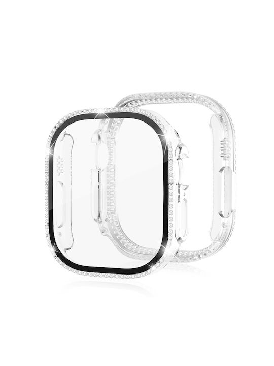 Пластмасов Калъф в Прозрачен цвят за Apple Watch Ultra 1, Ultra 2