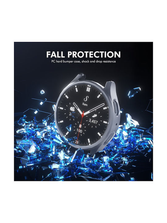 Enkay Пластмасов Калъф в Сребрист цвят за Samsung Galaxy Watch 7 - 40мм