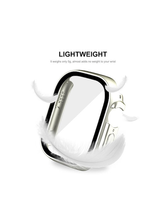Enkay Πλαστική Θήκη σε Λευκό χρώμα για Apple Watch Ultra 1, Ultra 2