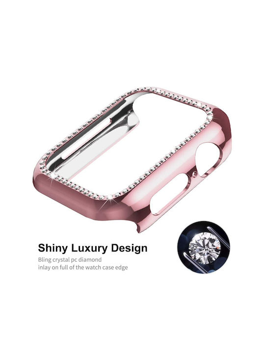Enkay Carcasă de Plastic în culoarea Argintiu pentru Apple Watch Seria 7, 8, 9 - 41mm