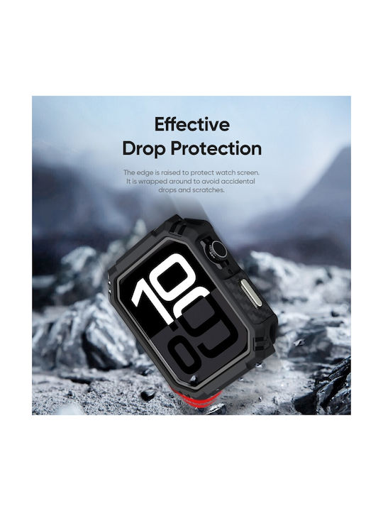 Dux Ducis Plastic Case in Black color for Apple Watch Series 10, 46mm