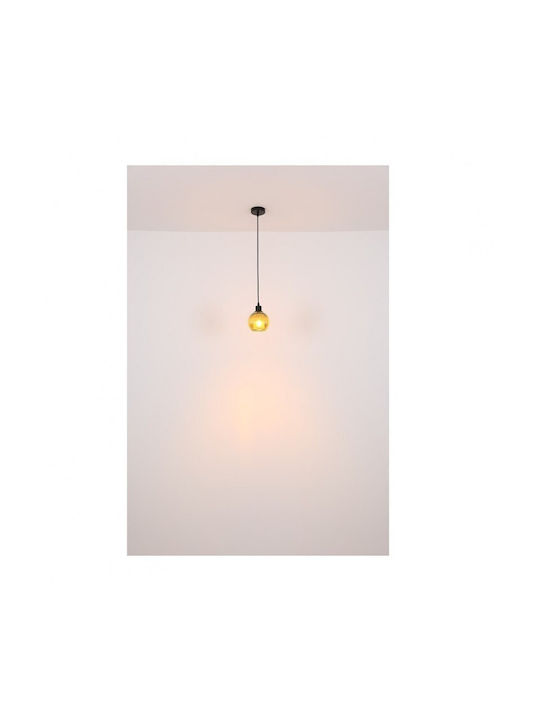 Globo Lighting Висящо Осветително Тяло Тюркоазен с Цокъл E27 15x15x120см.