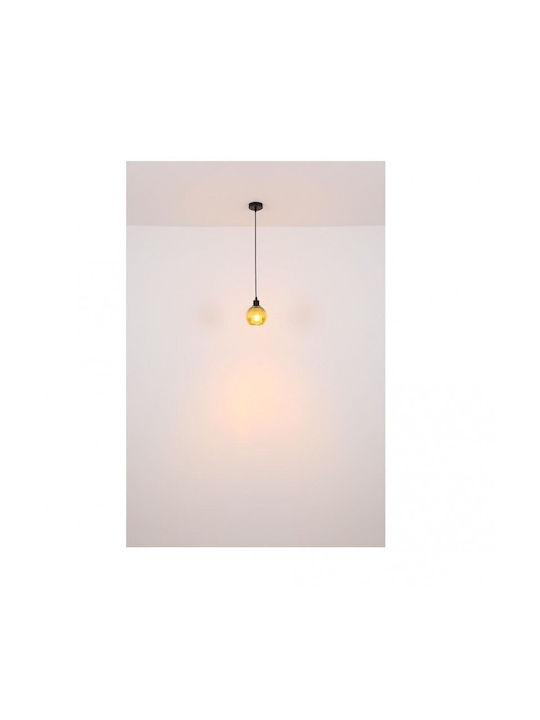Globo Lighting Висящо Осветително Тяло Тюркоазен с Цокъл E27 15x15x120см.