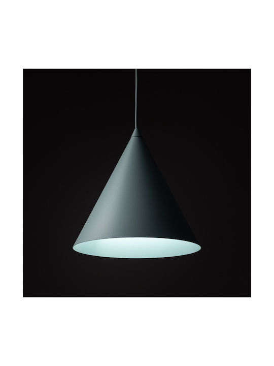 TK Lighting Κρεμαστό Φωτιστικό Μαύρο με Ντουί E27 25x25x160εκ.