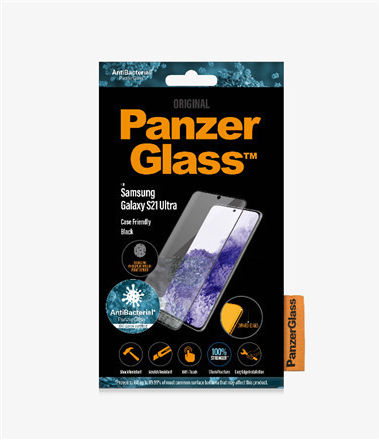 PanzerGlass Gehärtetes Glas Schwarz (Galaxy S21 Ultra 5G)