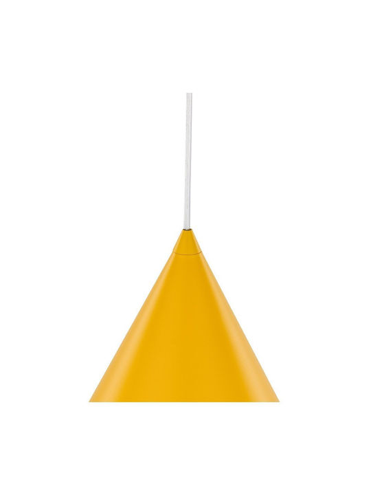 TK Lighting Κρεμαστό Φωτιστικό Πορτοκαλί με Ντουί E27