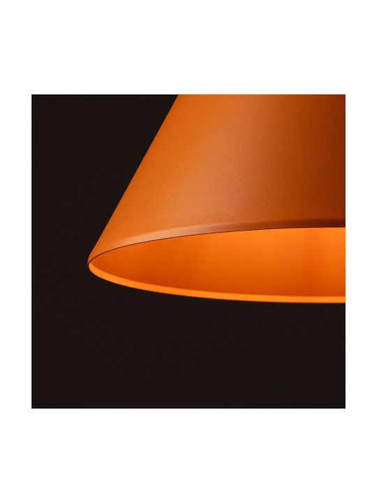 TK Lighting Κρεμαστό Φωτιστικό Πορτοκαλί με Ντουί E27