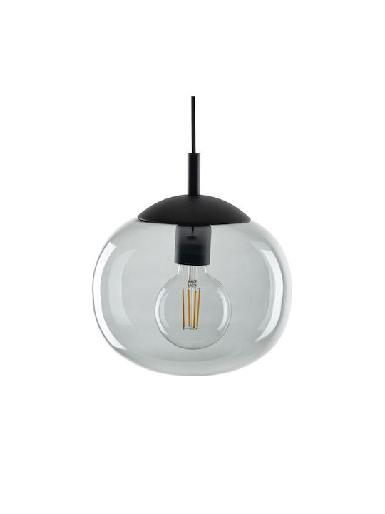 TK Lighting Κρεμαστό Φωτιστικό Γκρι με Ντουί E27