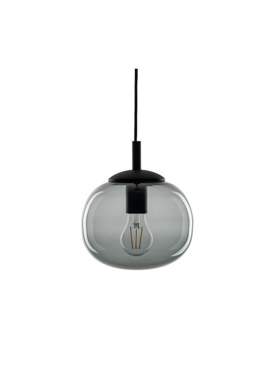 TK Lighting Lustră Gri cu Dulie E27 20x20cm.