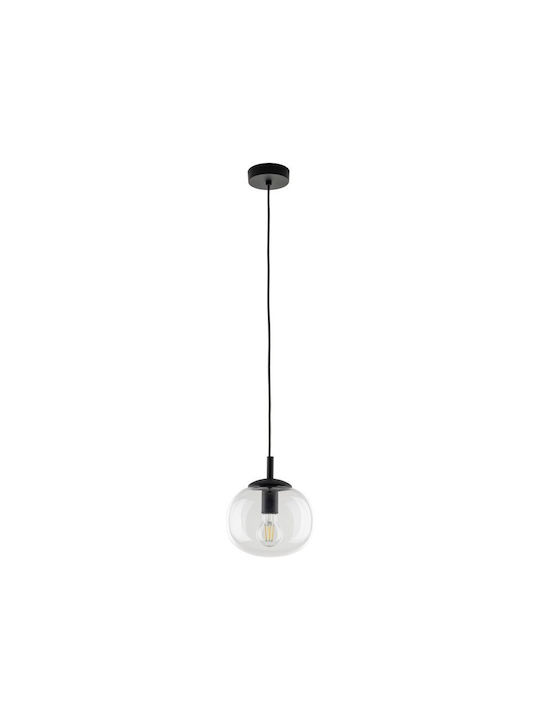 TK Lighting Lustră Gri cu Dulie E27 20x20cm.