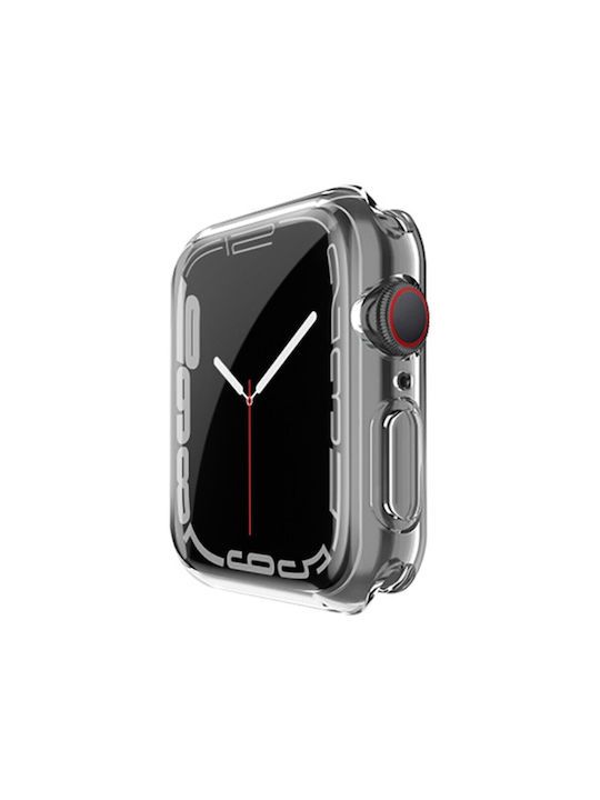 Apple Watch Series 7 8 9 45mm Imak Ux-3 Series Case 360 Transparent