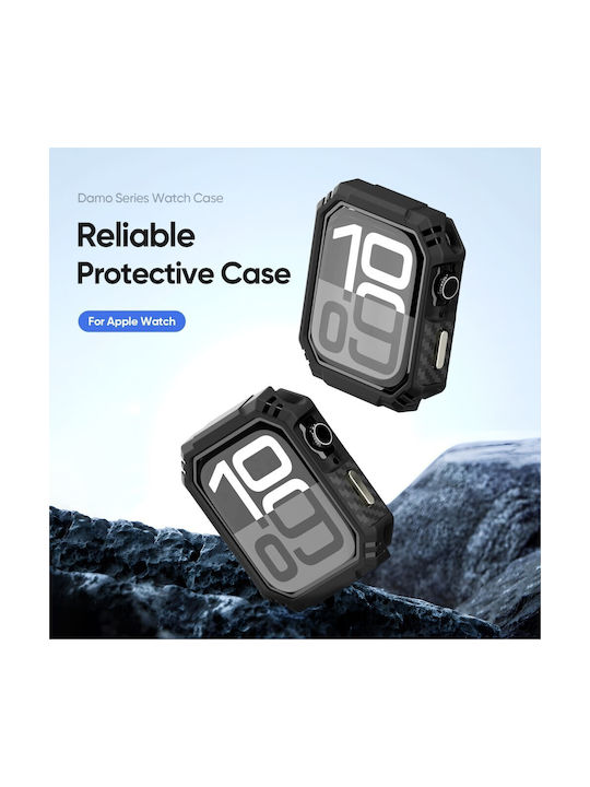 Apple Watch Series 7 8 9 45mm Dux Ducis Damo Series Case Black