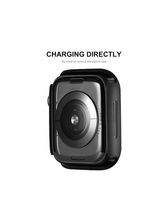 Apple Watch Series 7 8 9 45mm Enkay Θήκη Προστασία Οθόνης White