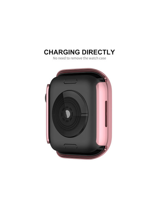 Apple Watch Series 7 8 9 41mm Enkay Θήκη Προστασία Οθόνης Pink