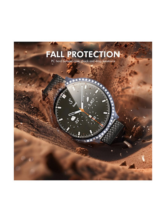 Samsung Galaxy Watch 7 44мм Enkay Калъф За Защита На Екран Златен