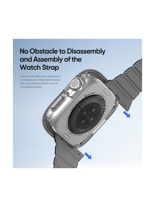 Apple Watch Series 7 8 9 45mm Dux Ducis Camo Series Θήκη Black