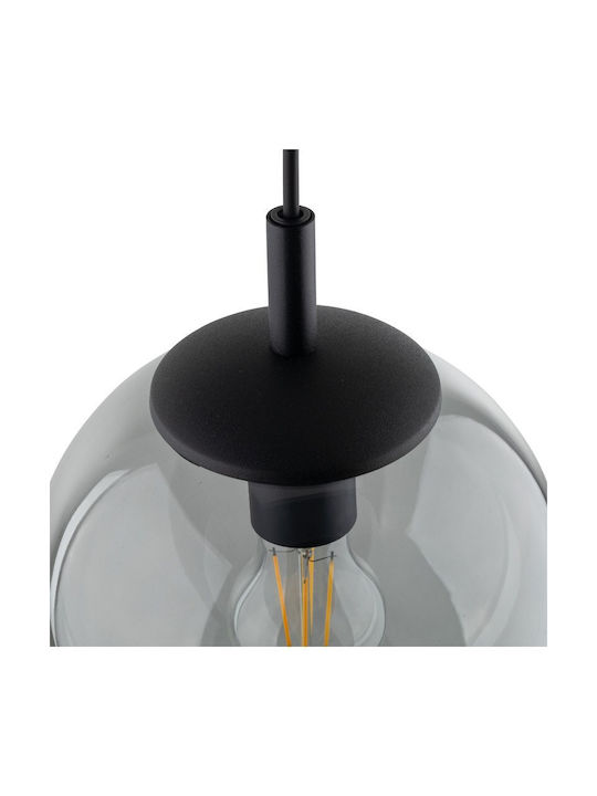 TK Lighting Κρεμαστό Φωτιστικό Διάφανο με Ντουί E27