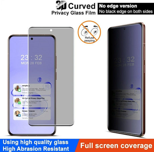 Imak Privacy Full Face Tempered Glass Negru (Realme GT 7 Pro)