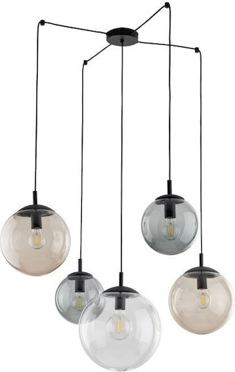 TK Lighting Hängelampe Gray für 7 Lampen E27