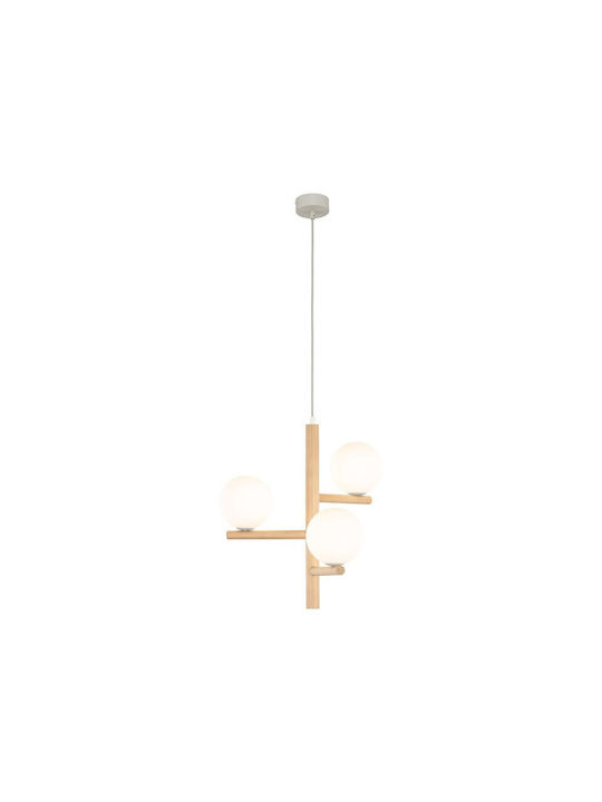 TK Lighting Lustră Maro cu Dulie G9 33x100cm.