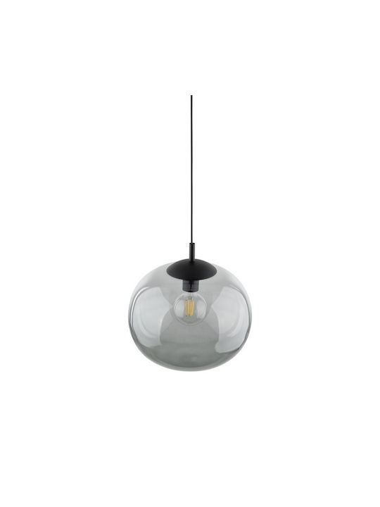 TK Lighting Lustră Negru cu Dulie E27 35x35cm.
