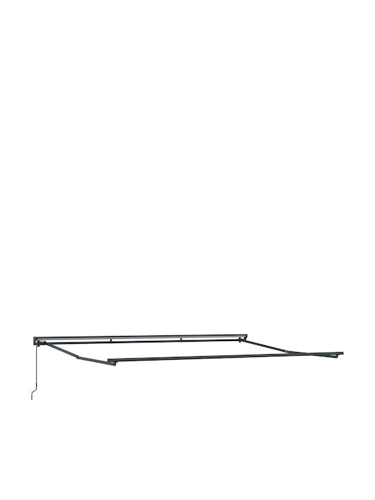 vidaXL Markise Terrasse Grau 4.5x3m