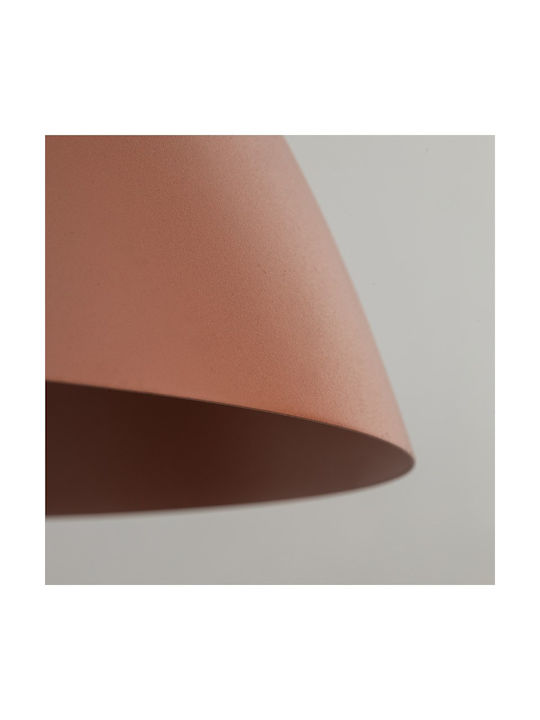 TK Lighting Κρεμαστό Φωτιστικό Κόκκινο με Ντουί E27 50x170εκ.