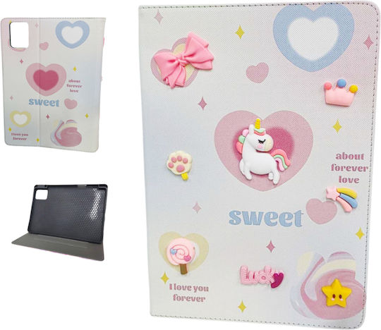 Flip Cover 3D Design Case Pen Slot Xiaomi Redmi Pad SE 11'' Unicorn