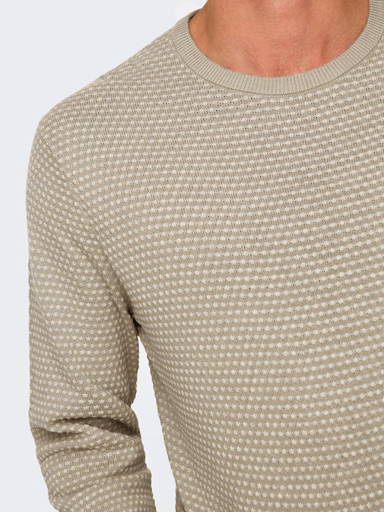 Пуловер с дълъг ръкав Beige