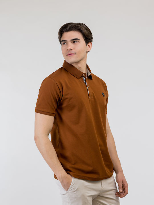 Polo Μπλούζα Κοντομάνικη Καφέ