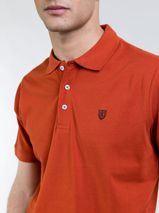 Polo Kurzarmbluse Rot