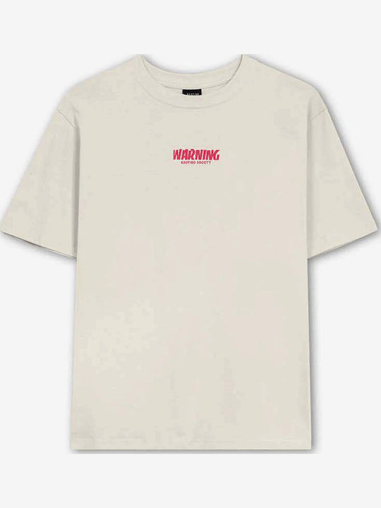 T-shirt Grey / Beige