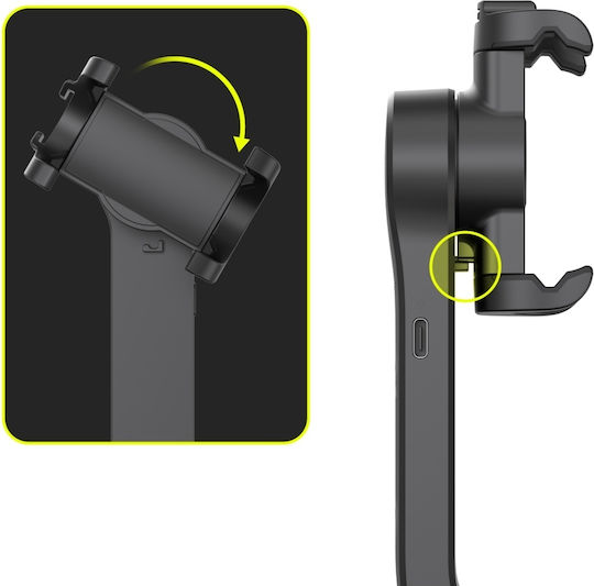 Araree Selfie Stick Cell Phone Tripod Bluetooth Black